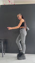 MOM FIT džinsa bikses "SILVER CITY" DJ2687 - PELĒKAS PRE-ORDER